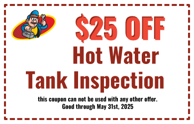 $25 Off Hot Water Tank Inspection